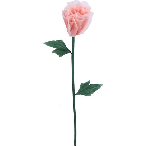 Grande fleur artificielle en fer PVC Organza fausse pivoine décoration arrangements de mariage pour fête banquet toile de fond vitrine de magasin (1/5)