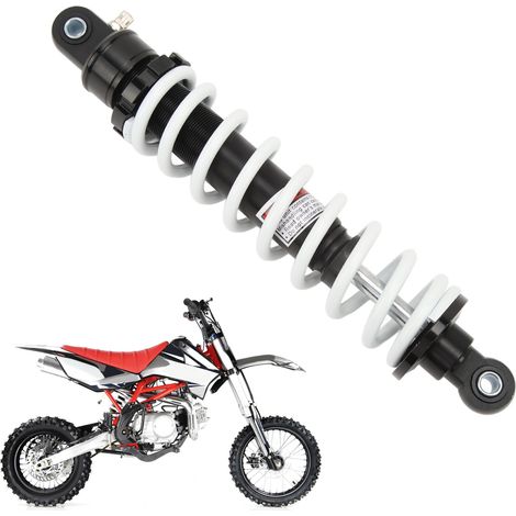 Stoßdämpfer mit einem Mittenabstand von 330 mm, einstellbarer Dämpfung und Hochleistungsfedern mit 8 mm Durchmesser, geeignet für Offroad-Motorräder, Quads und Karts von 50 bis 160 cm³. (1/5)