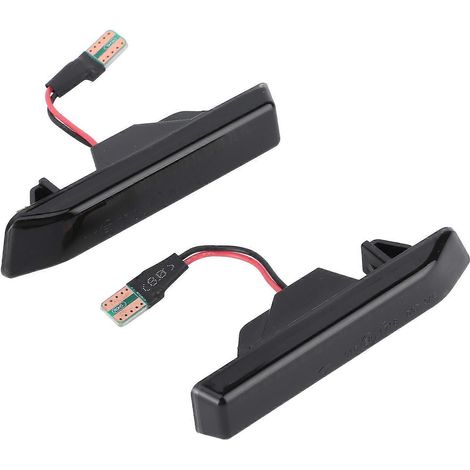 Stück LED-Seitenmarkierungsleuchten mit Blinkern, passend für BMW 3er E36, BMW X5 und E53, Stahlblitz