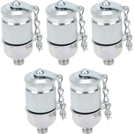 Adaptateur de Test hydraulique, connecteurs de couplage de Test de filetage, mesure de pression PT/PPTM8 x 1, 5 pièces (1/5)