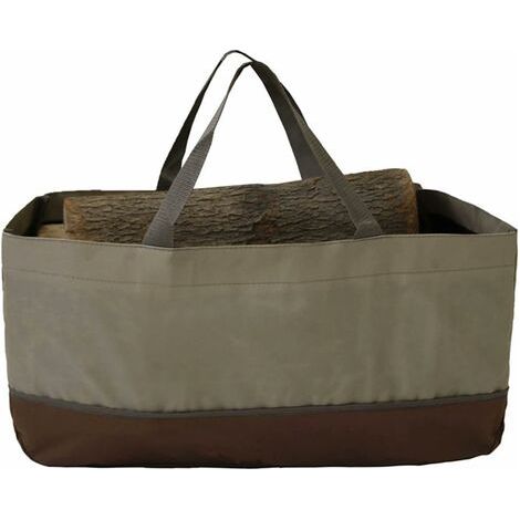Porte-bûches et Sac fourre-Tout de qualité supérieure paniers de Stockage de bûches Robuste et Extra Large Idéal pour cheminées poêles à Bois Bois à brûler Camping Plage 600D Oxford (1/5)