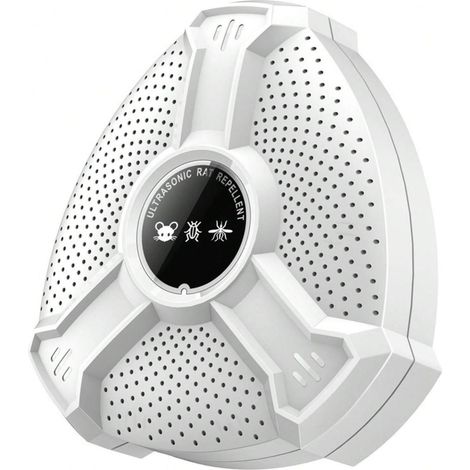 Répulsif ultrasonique W26 anti-souris, anti-moustiques haute performance, insectifuge, éloigne rongeurs et nuisibles, efficace pour maison et jardin, 1 pièce (1/3)