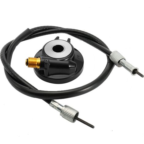Sjlerst – Engrenage d'entraînement compteur de vitesse 12mm – Câble 100cm pour scooters GY6 50cc 150cc – Remplacement direct – Alliage aluminium