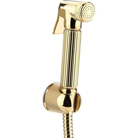 Douche à main murale en laiton massif toilette salle de bain Bidet à main Kit de pulvérisateur de couche-culotte (1/4)