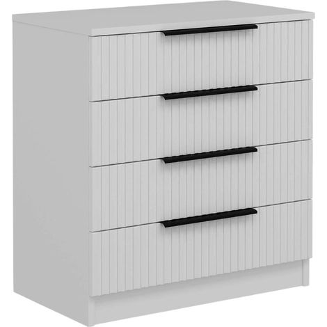 Cajonera Vicente, 7 Cajones, Apertura Deslizante, Cierre Deslizante, 72x42x77h cm Blanco
