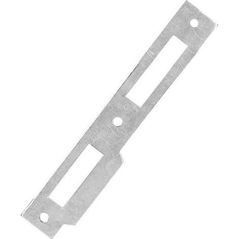 1PZ CONTROPIASTRA B/QUADRO CON ALETTA MM.135X20X5 NICHELATA