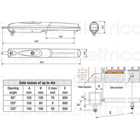came 2 x motoréducteur axo 230v 001ax302304 ax302304
