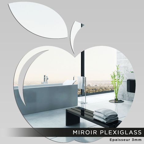 Miroir Plexiglass - Pomme - 40x44 cm (1/2)