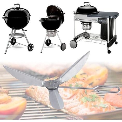 Kit de Système de Nettoyage à Une Touche de 22-1/2 Pouces Pour Pièces de Rechange Pour Gril à Bouilloire Weber de 57 cm Compatible Avec Les Pièces de Rechange Pour Gril à Bouilloire Weber 7444 (1/3)