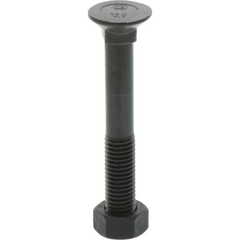 Boulon de charrue avec écrou M12x1,75 longueur 85 mm classe 12,9 DIN 608 pour charrue 1285812 (1/2)