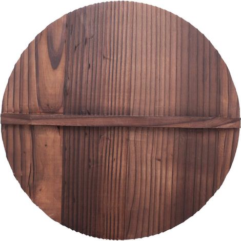 Multifunktionaler Holztopfdeckel mit Griff, 36 cm (1/5)