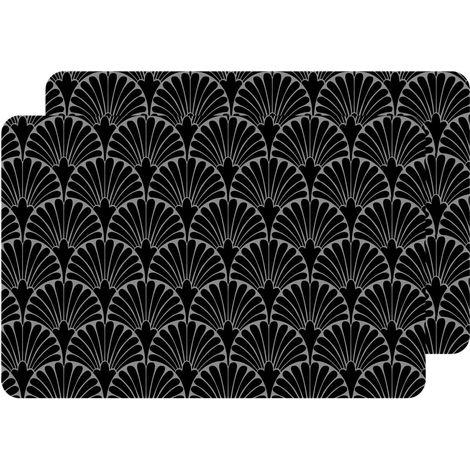 Lot de 2 sets de table avec encre métallique ROYA (1/2)