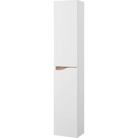 Pensile bagno sospeso 160 cm bianco e quercia Sumya (1/5)