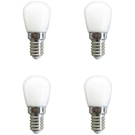 Ampoule LED E14 3W étanche, éclairage d'angle de 360 degrés ac 220v pour réfrigérateur/Machine à coudre/tour, 4 pièces (1/4)
