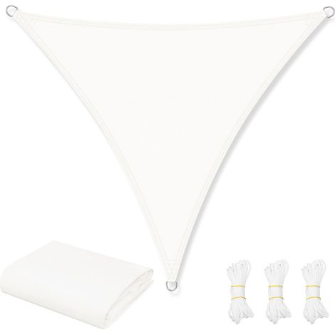 Woltu – Voile d'ombrage imperméable 5x5 m – 200 g/m² polyester haute densité – Protection UV 95% – Traitement déperlant