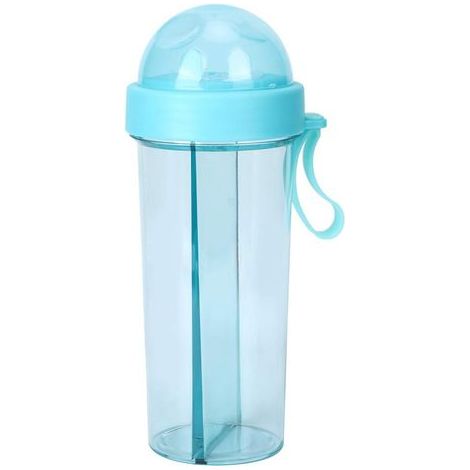 Gourde de 600 ml, étanche et résistante, idéale pour les sports de plein air, avec deux filtres, et portable pour le sport, le camping et la randonnée. (1/5)