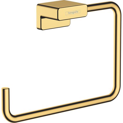 Hansgrohe AddStoris - Toallero, aspecto de oro pulido 41754990 (1/2)