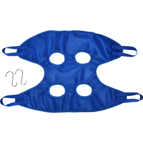 Harnais de Toilettage pour Chien, Hamac Multifonction pour Bains, Lavage et Coupe des Griffes - Bleu (1/5)