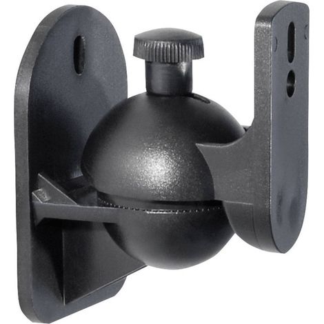 My Wall HB 4 L Support mural pour haut-parleur inclinable, mobile Distance entre les murs (max.): 6 cm noir 1 paire(s)