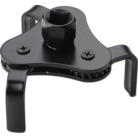 Chiave per filtro dell'olio a 3 ganasce per chiave a cricchetto da 70-110 mm da 1/2" e chiave da 22 mm per la rimozione rapida del filtro del motore (1/4)