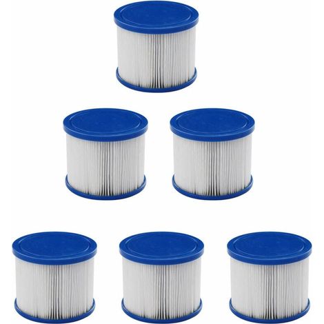 AREBOS - 6x filter cartridges for whirlpools Spa Pool
