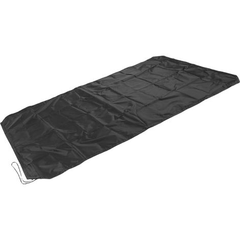 Housse de protection pour coffre de toit et porte-bagages imperméable pluie poussière pour SUV voyage plein air toile Oxford 210D enduit argenté 170 x 145 cm / 66.9 x 57.1 in (1/5)