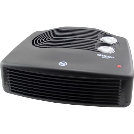 Termoventilador horizontal premium negro, 1000/2000W, termostato, silencioso (58dB) - Modelo: THP-2000N (1/5)