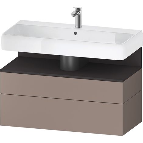 Duravit Collection One Meuble sous-lavabo, 1 tiroir et 1 tiroir,