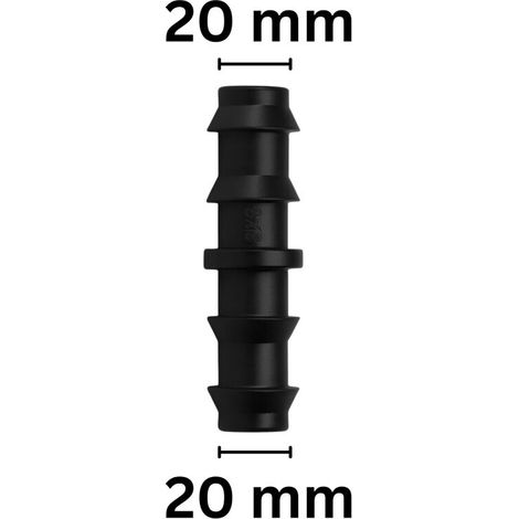 PE raccord 20 mm PE raccord de tuyau raccord Rohrkupplung irrigation (1/5)