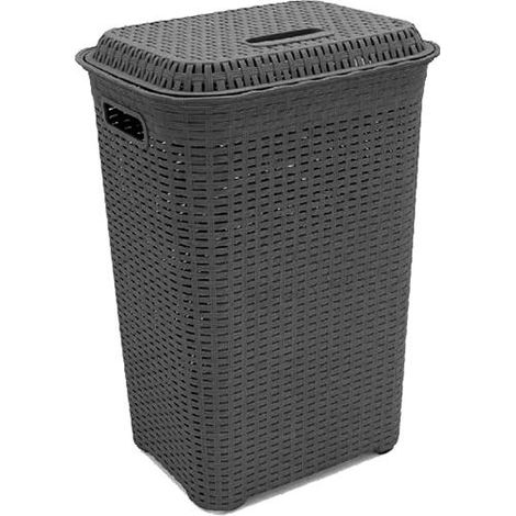 PORTABIANCHERIA LT 60 RATTAN GRIGIO ANTRACITE