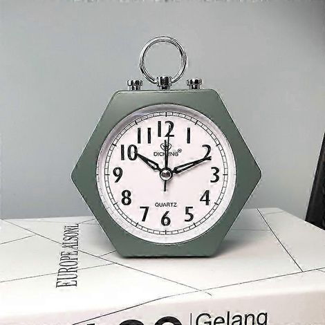 Réveil silencieux OS005 pour enfants, veilleuse de chevet, 25-26 secondes, vert (1/4)
