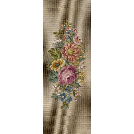 Papier peint panoramique floral multicolore | Tapisserie panoramique couloir nature | Papier peint panoramique vintage fleur rose zen bureau - 280 x 100 cm (1 pièce) (1/2)