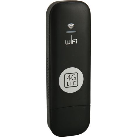 Adaptateur Wi-Fi USB avec emplacement pour carte micro SIM, 150 Mbps, capacité de 10 utilisateurs, cryptage WPA/WPA2, dongle Wi-Fi pour l'Europe et l'Asie, noir. (1/5)