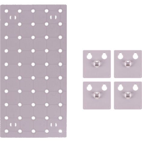 Tableau Perforé - Panneau Perforé Horizontal pour Mur - Système de Rangement Modulaire - 1 Unité (1/5)