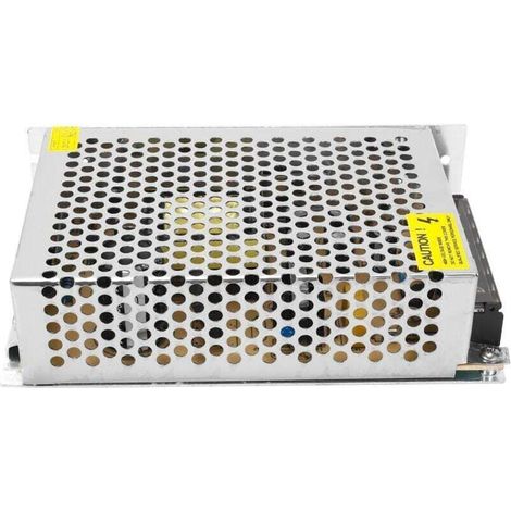 DC 12V 10A 120W Alimentation de commutation Transformateur regule / puissance en aluminium a protection securite avec surcharge, contre les surtensions (1/4)