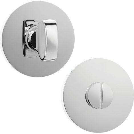 Runde WC-Rosettenplatte für Innengriff, Chrom, Kuchinox (1/4)