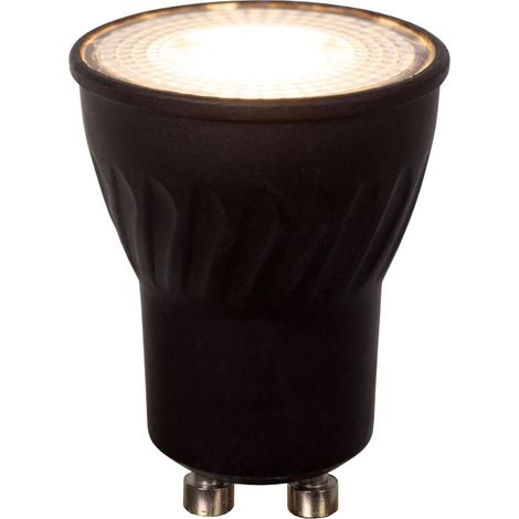 Lucide MR11 - Led Lampe - Ø 3,5 cm - LED Dim. - GU10 - 1x3,8W 2700K - Schwarz (1/2)