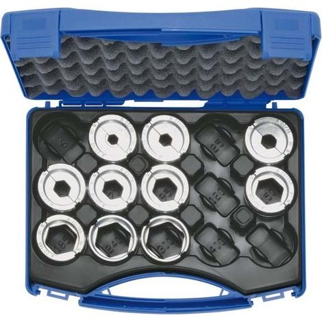 Klauke Elektrokits Reparaturset schwarze Tasche 11 Teile