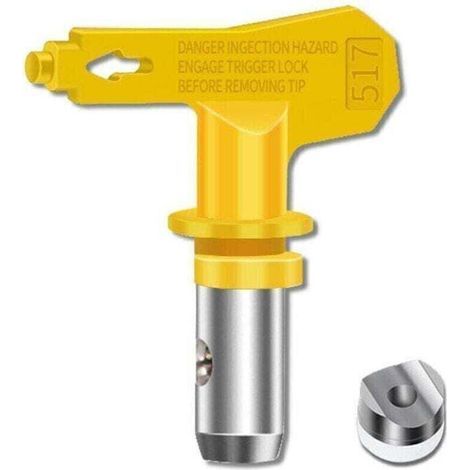 Buse Airless Buse Pistolet Airless Haute Pression et Résistance Thermique Lot de 6 Joints Buses Airless Compatible avec Pistolets à Peinture Graco Titan Wagner etc (Tapez 515,517,519,521,523,525)