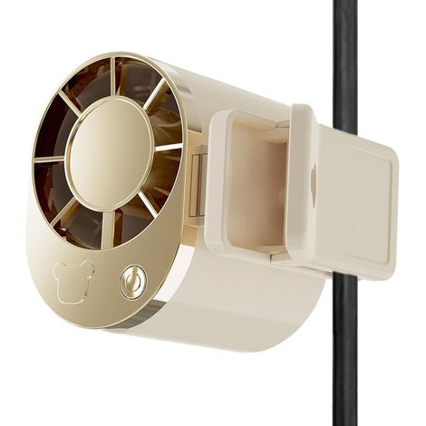 Ventilateur de Ceinture 3 Vitesses Rotation 360 Degrés Appareil avec Écran Ventilateur à Clip pour Voyages d'Été Camping Plein Air Plage Festivals Sports Bureau Randonnée (1/5)