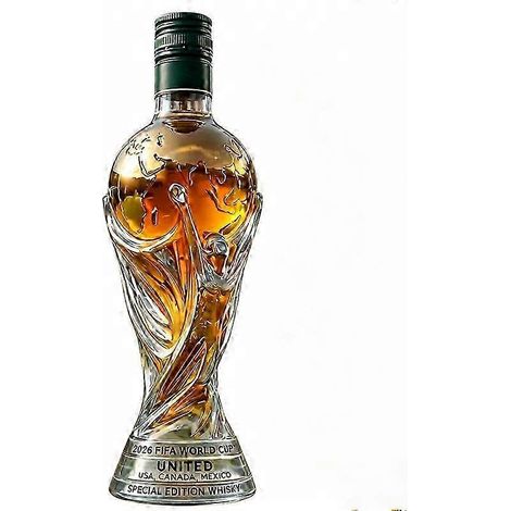 Carafe à whisky en verre en forme de ballon de football avec bouchon - Carafe pour fan de football idéale pour le bar à la maison ou le bureau - Verte