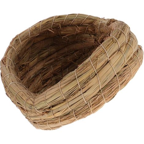 Nichoir Poules Pondeuses en Paille Tressée Nid De Poule pour Ponte Collecte D'Œufs Facile pour Jardin Et Élevage Domestique 5.91 X 4.33 X 4.33 in (1/5)