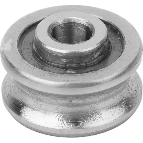 10 Stück U-Nutlager SG15 Schienenführungslager 5 x 17 x 8 mm (einreihig) (1/5)