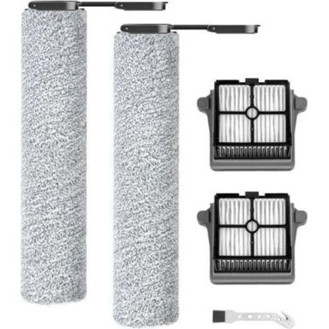 Rollo de cepillo de repuesto y filtro HEPA para aspiradora en seco y húmedo Tineco FLOOR ONE S7 Combo / S7 Flashdry/SWITCH S7, 2 rollos de cepillo + 2 filtros + 1 cepillo de limpieza (1/3)