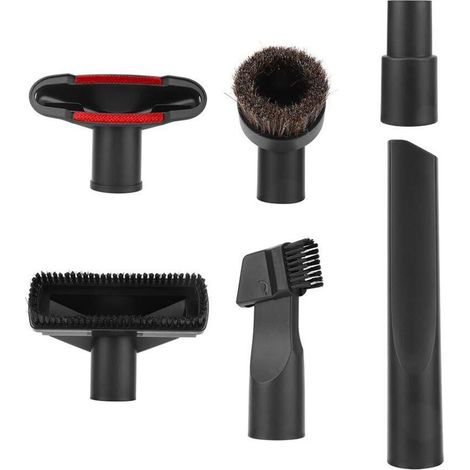 6pcs Kit de Brosse de Sol pour Aspirateur Accessoires de Remplacement D'adaptateur de Brosse Poussiéreuse pour Aspirateur (32 à 35mm) (1/5)