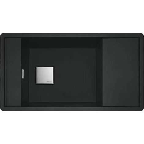 Franke Fresno - Lavello in fragranite FSG 611-88, 88x50 cm, nero opaco 114.0651.012