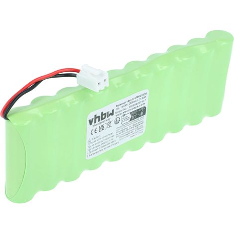 vhbw Akku Ersatz für Ansmann 2412-3011 für Dachfensterrollladen (2600 mAh, 10 V, NiMH)