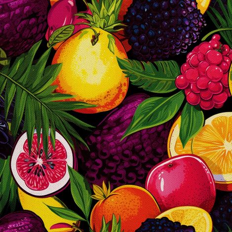 Tela decorativa para exteriores Oxford - Motivo frutal  DX6028 (1/5)