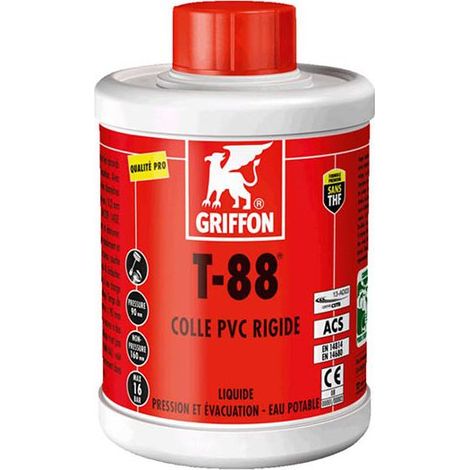 Colle liquide PVC rigide T-88 - Bidon 1L