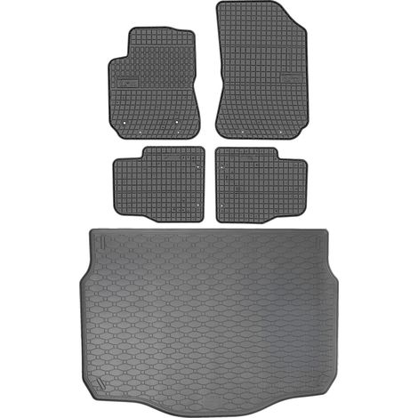 Juego de alfombrillas de goma para coche y maletero para Citroën C4 Cactus Crossover (2014-2020). (1/5)